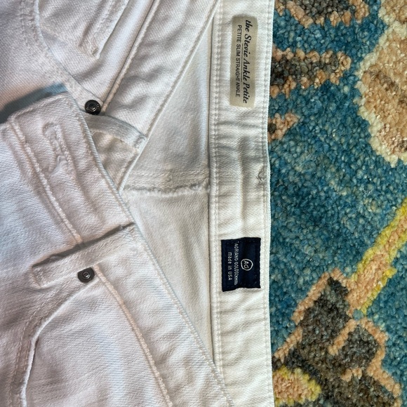 AG Jeans - white - The Stevie Ankle -  slim straight ankle jean. - Picture 3 of 4
